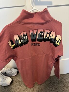 NWOT PINK Victoria's Secret Dusty Rose Snap-Front Hoodie